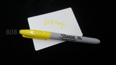 [808 MAGIC] 魔術道具 Sharpie奇異筆 黃色