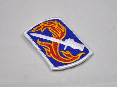 收藏品 USARMY 198步兵旅/198th Infantry Brigade彩色臂章/徽章