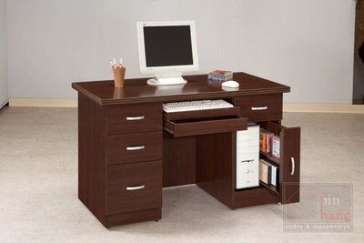 【尚品家具】CF-342 胡桃4.2尺電腦桌~另有山毛、雪山白、白橡、原切、柚木~