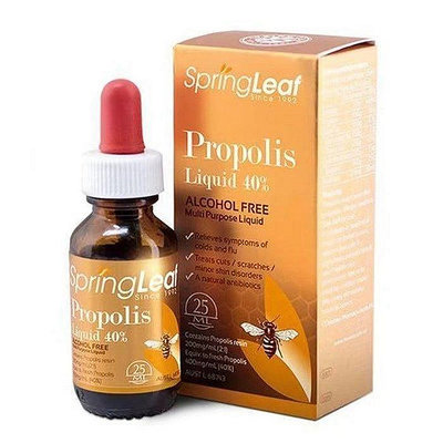 ?買二免運 澳洲 Spring Leaf Propolis Liquid 40% 蜂膠滴劑(無)【桃園小店】