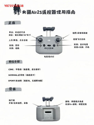 無人機DJI 大疆無人機 RC-N1 遙控器 Mini 2/Mini 3/Mini 3Pro/Air 2/2S