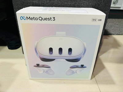全新品現貨: Meta Quest 3 三代 VR Headset 512GB 北市可面交