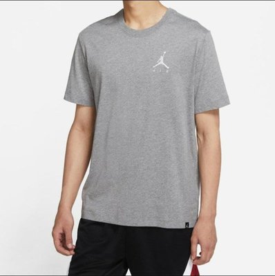 ANiMa™ Nike Air Jordan 男裝 短T 短袖 刺繡 小LOGO 灰 DA6800-091