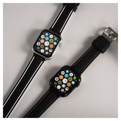 Apple watch勁酷SPORT極限 撞色矽膠錶帶