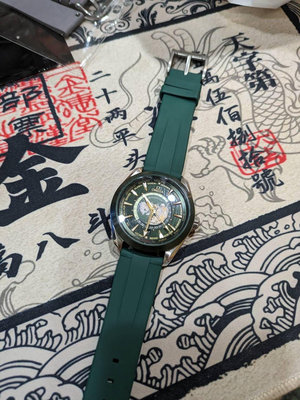 類 rubber 氟橡膠 錶帶 by omega 世界時間 aqua terra 150m 所有錶款能裝 21mm/22mm