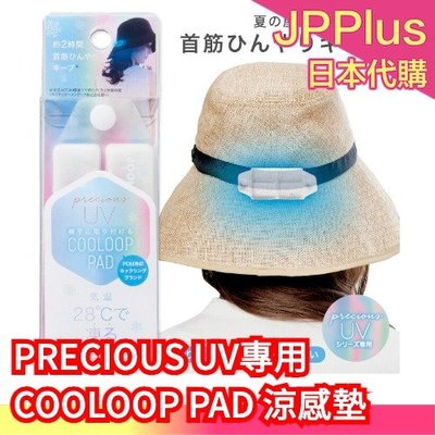 日本 Cogit  PRECIOUS UV 遮陽帽 專用 COOLOOP PAD 涼感墊 保冷 涼爽散熱 夏天❤JP