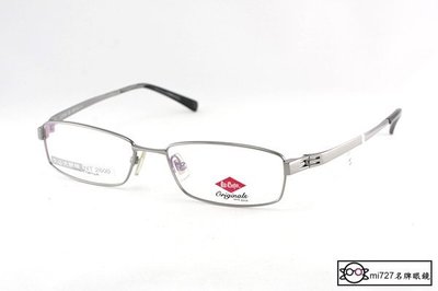 【mi727久必大眼鏡】最具代表性英倫單寧品牌 Lee Cooper LC109 光學金屬全框眼鏡 (銀)