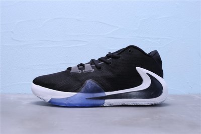 Nike Zoom Freak 1 黑白冰藍 字母哥 休閒運動籃球鞋 潮流男鞋 BQ5422-001