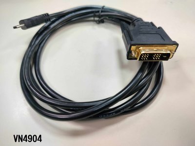 【全冠】鍍金 DVI-D 18+1 轉 mini HDMI 訊號線 DVI 轉接線 180CM (VN4904)
