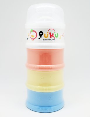 【PUKU藍色企鵝】四層奶粉盒『CUTE嬰用品館』