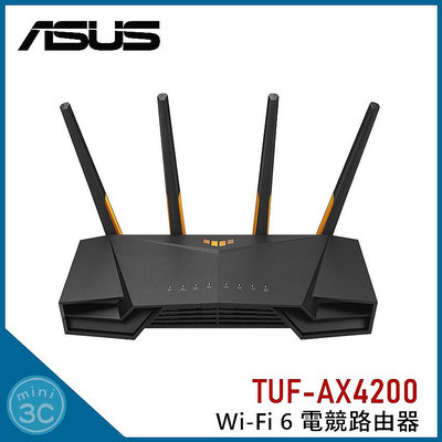 華碩 ASUS TUF GAMING TUF-AX4200 Ai Mesh 雙頻 WiFi6 無線 電競路由器