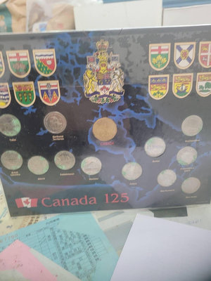加拿大1992年通行硬幣（有点潮濕綠化），直購150元