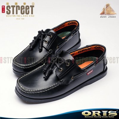 【街頭巷口 Street】 ORIS 男款止滑式帆船鞋- 黑色 966A01-766A01