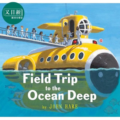 英文繪本 書刊 Field Trip to the Ocean Deep 深海實地考察 John Hare 無字書 英文