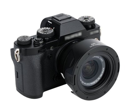 JJC 適用富士X-A5 XA20 XT100 XT30 XA7 XT200鏡頭XC 15-45mm遮光罩18mmF2