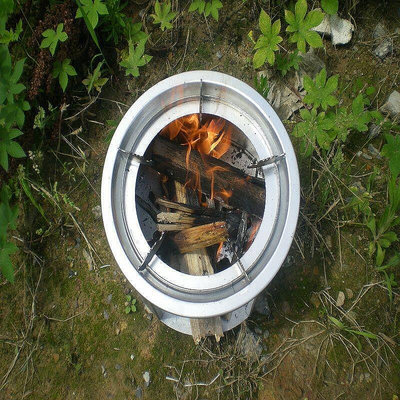 【現貨】柴火灶家用燒火柴自駕野餐爐具燒柴灶木炭取暖爐露營裝備野炊爐
