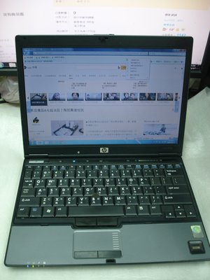 【電腦零件補給站】HP Compaq 2510p (U7600 1.2G/1G/120G/DVD燒錄)12吋雙核商務筆電