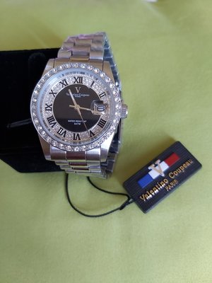 【七彩魚】男錶 Valentino Coupeau 鑽錶 全新無使用