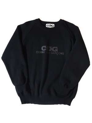Comme des Garcons Logo Sweater.(Black) 川久保玲 CDG 毛衣