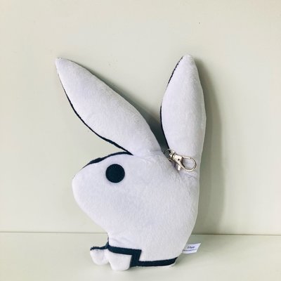 《現貨》【PLAYBOY】兔公仔 吊飾 鑰匙圈 零錢包-白色