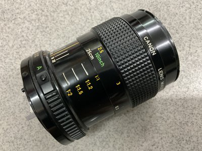 [保固一年][高雄明豐] 佳能 Canon MACRO New FD 50mm F3.5 微距鏡頭 1:2 轉接 全幅
