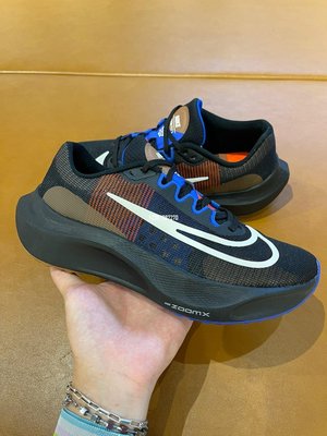 Nike Zoom Fly 5 黑白藍 舒適 運動 跑步鞋 男鞋 DR9837-001