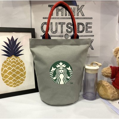 【新款手提袋】2022最新款 星帆布 星巴客 Starbucks 購物袋 手提袋 帆布袋-麥德好服裝包包