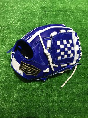 棒球世界ZETT SPECIAL ORDER 訂製款棒壘球手套特價源田款投手12吋藍白配色