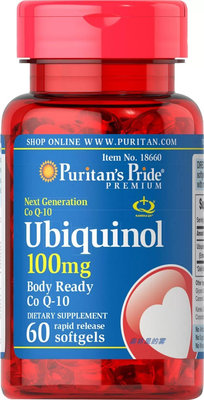 【輔助】【Puritans Pride】還原型輔酶泛醇 ubiquinol (Kanaka) 60粒