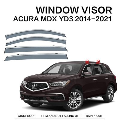 現貨汽車精品配件適用謳歌MDX晴雨擋側窗導流板 ACURA MDX 2007-2021 Window visor