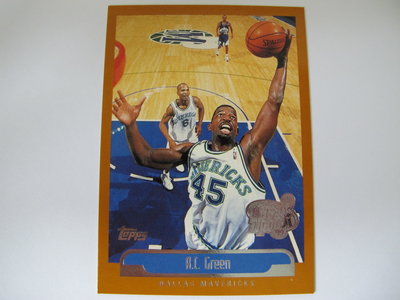 ~ A.C. Green ~1999年Topps Tipoff NBA球員 蓋印特殊平行卡