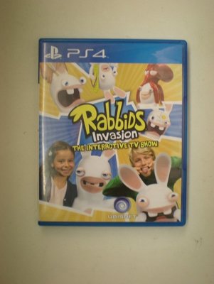 PS4 瘋狂兔子全面侵略 TV互動遊戲 英文版 Rabbids