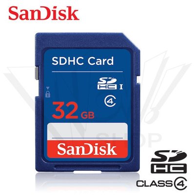 SanDisk SDHC 32GB 記憶卡 Class 4 C4 大卡 (SD-SDC4-32G)