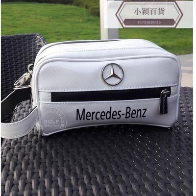 賓士Benz高爾夫手包 男女手提包手拿包 雜物工具收納包 雙層防水 輕便Go-小穎百貨