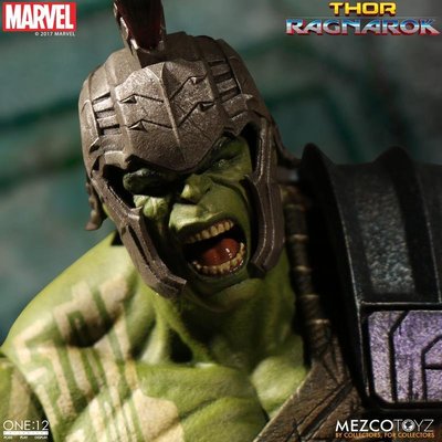 現貨! MEZCO One:12 雷神索爾3 角鬥士 綠巨人 浩克 Hulk 可動