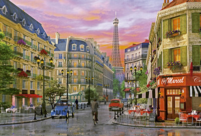 16022 5000片歐洲進口拼圖 EDUCA 繪畫風景 法國巴黎街道 艾斐爾鐵塔