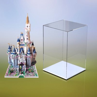 迪士尼城堡展示盒71040透明亞克力展示盒LEGO積木免膠防~特價~美家小鋪·特價