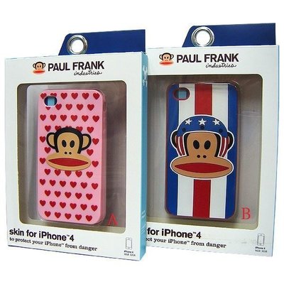 Paul Frank 大嘴猴 iPhone 4 保護套 果凍套 矽膠套 TPU套 保護殼 原裝正品【采昇通訊】