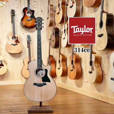 小叮噹的店 - Taylor 314ce 電木吉他 泰勒吉他 民謠吉他 拾音器ES-2 原廠琴盒 TLGF-314-CE