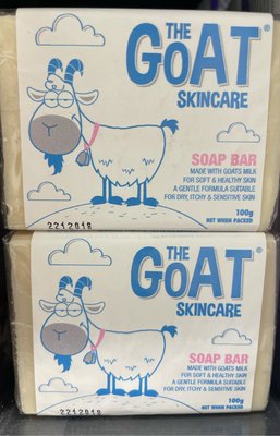 9/7前 一次買2個 單個88澳洲The goat 頂級山羊奶溫和保濕修護皂100g/個 香皂 到期日2027/10 頁面是單價
