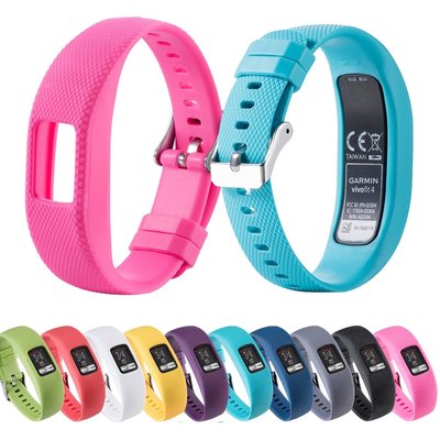森尼3C-於Garmin佳明vivofit4錶帶  vivofit4手環替換腕帶 紋理替換腕帶 素色運動錶帶-品質保證