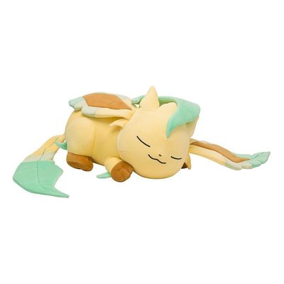 現貨熱銷-日本pokemon 精靈寶可夢PC 睡眠伊布家族趴趴抱枕大毛絨公仔