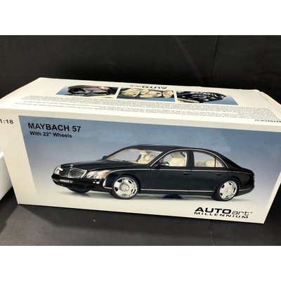 SUMEA ❤限量玩具汽車收藏模型上新發售9.17❤【】1:18 Autoart 邁巴赫 Maybach 57 大輪版 包裝紙