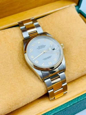 鑫泰典精品 勞力士ROLEX 16203 半金 稀有阿拉伯紀念面盤 36MM 名錶 手錶 男錶 瑞士錶（已售出）