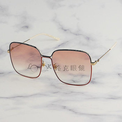 Gucci 太陽眼鏡 金屬 大方框 GG0443S 005