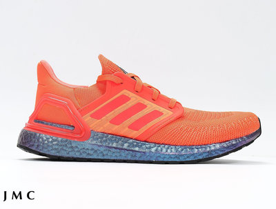 ADIDAS ULTRA BOOST 20 橘紅 電鍍藍 休閒運動慢跑鞋 男女鞋 FV8451【ADIDAS x NIKE】