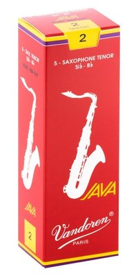 【現代樂器】法國Vandoren JAVA 紅盒 2號 次中音薩克斯風Tenor Saxophone 竹片