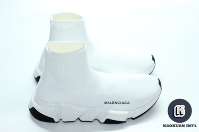 【高冠國際】現貨 正品 Balenciaga 巴黎世家 襪套 Speed Trainer Sock 白 黑 黑底 女鞋
