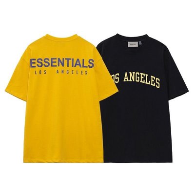 【熱賣精選】fog復線潮牌essentials洛杉磯限定款夏季休閑字母印花高街短袖T恤