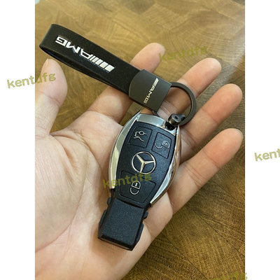 【】 amg 樣式 黑色 汽車  皮革 吊飾 鑰匙圈 鑰匙扣 鑰匙環 w204 cla gla w210 w2